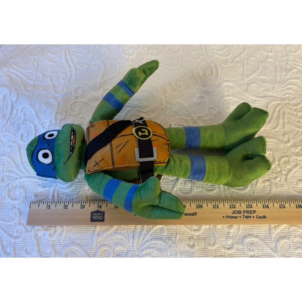 Teenage Mutant Ninja Turtles Mutant Mayhem Leonardo Plush‎ Stuffed Toy 14 inches